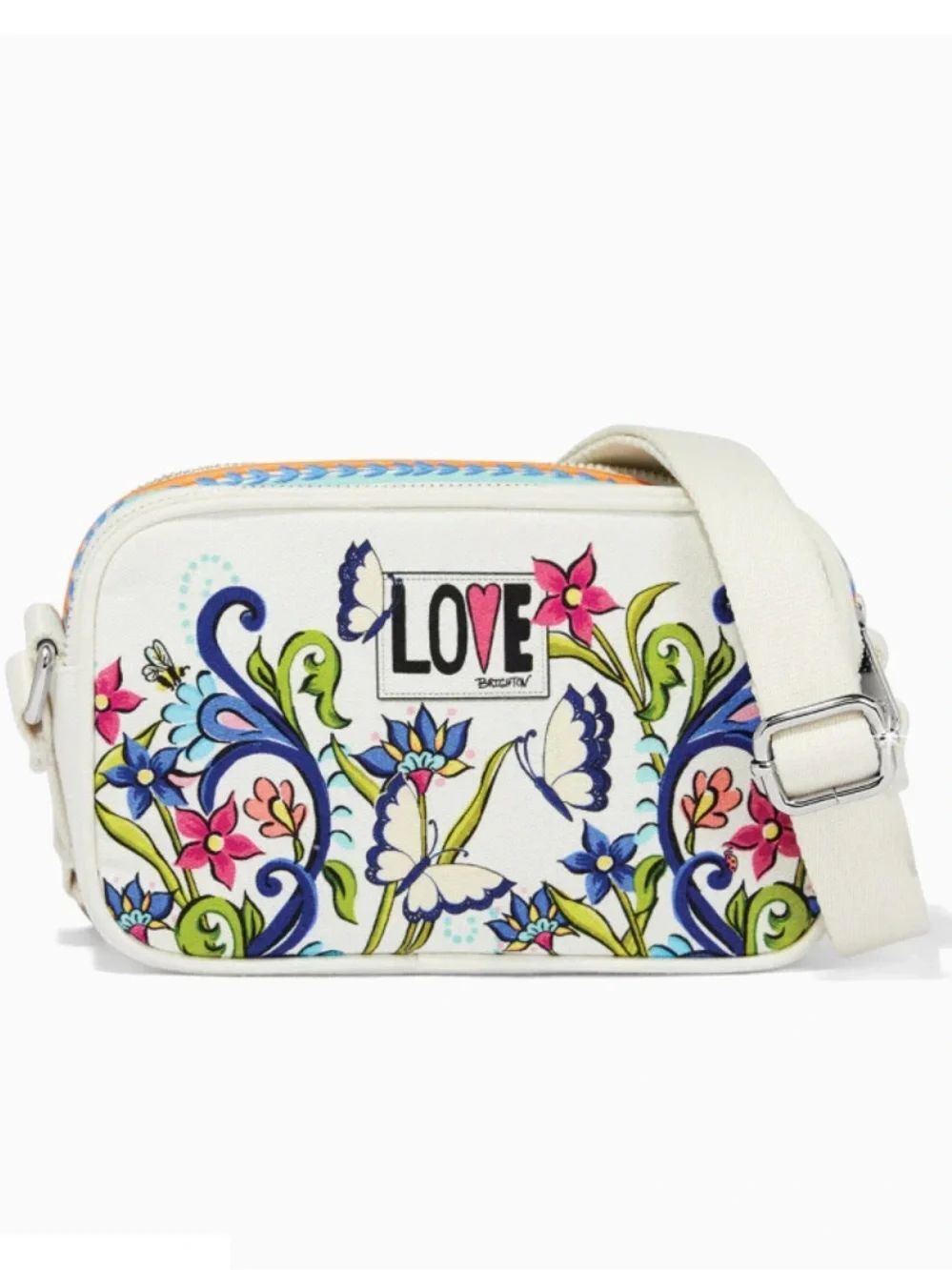 Brighton Butterfly Garden Cross Body Bag NWT